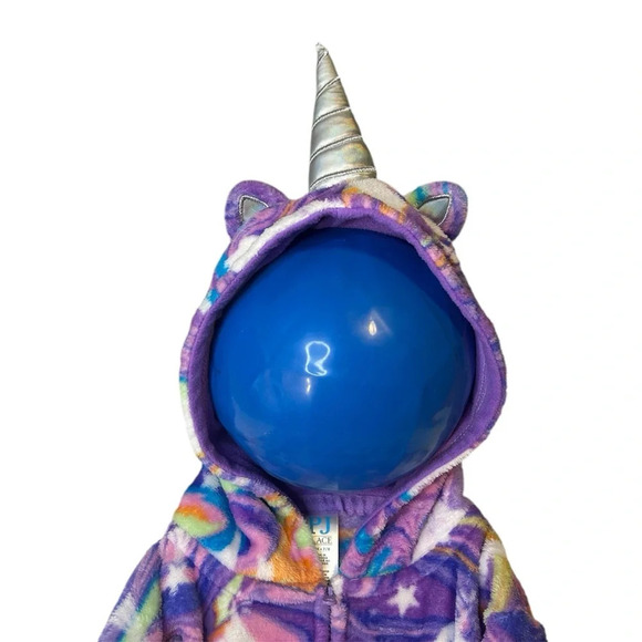 Children’s Place Girl’s Unicorn Onesie Pajamas. Size 7-8/medium - Picture 5 of 9